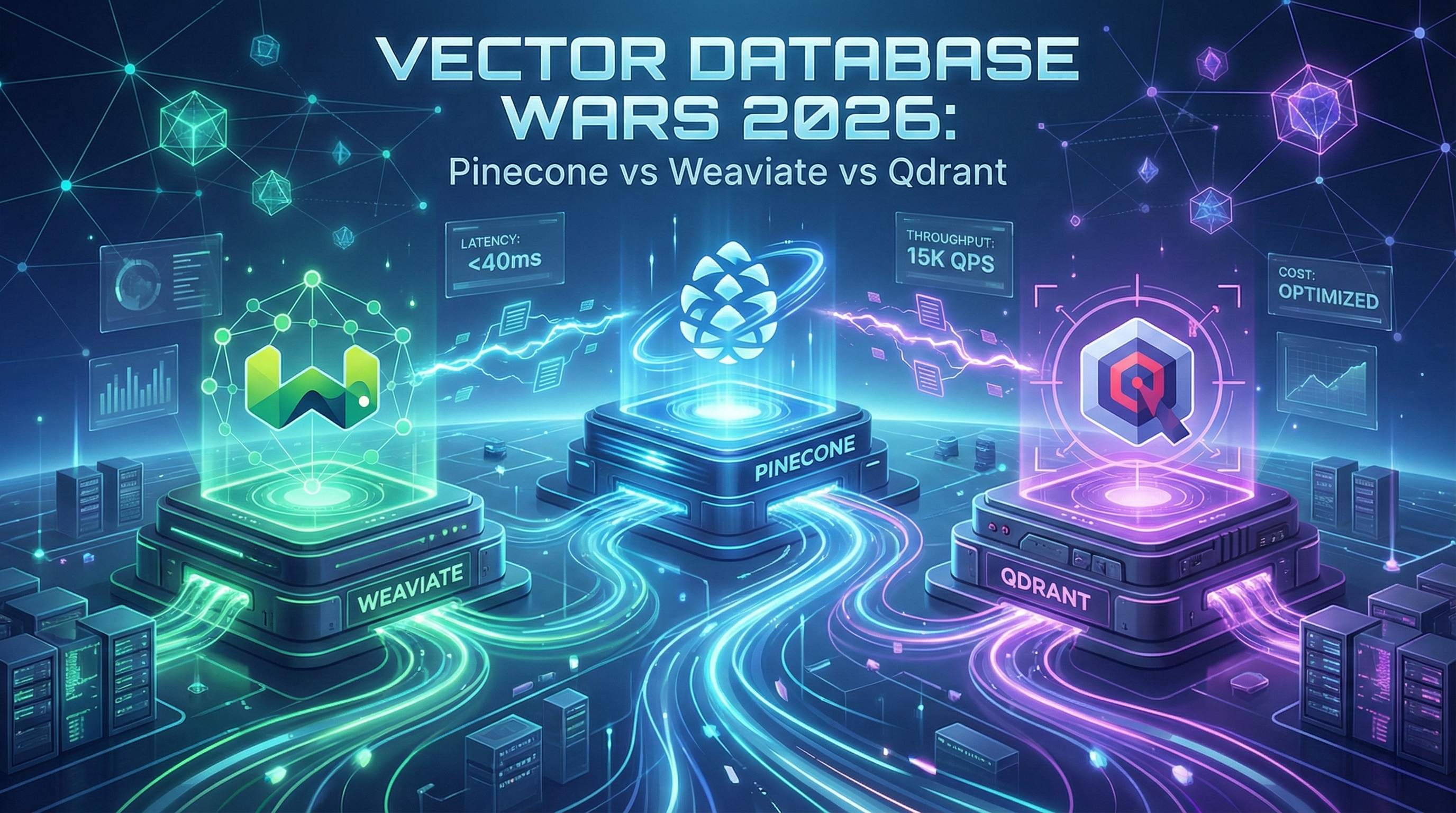 Pinecone vs Weaviate vs Qdrant: Vector Database Wars 2026