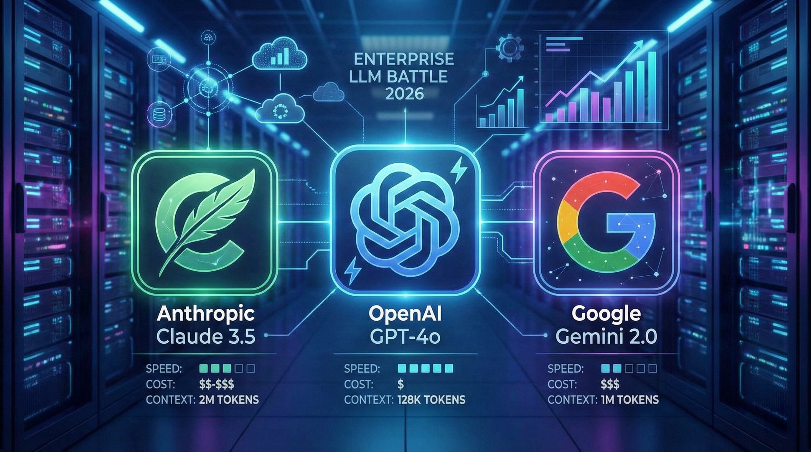 GPT-4o vs Claude 3.5 vs Gemini 2.0: The Definitive Enterprise LLM Battle for 2026