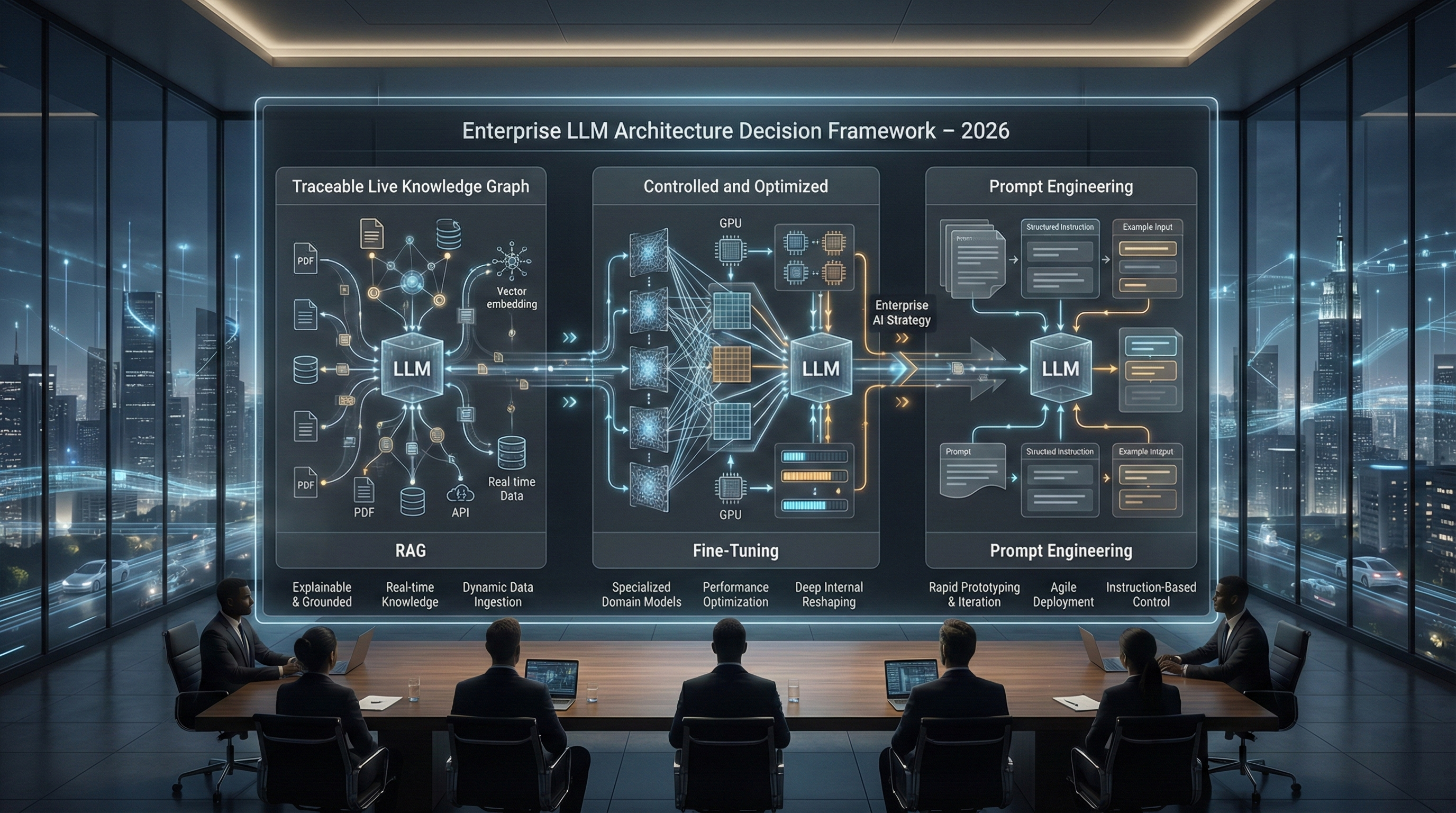 RAG vs Fine-Tuning vs Prompt Engineering: The 2026 Decision Framework for Enterprise LLM Applications