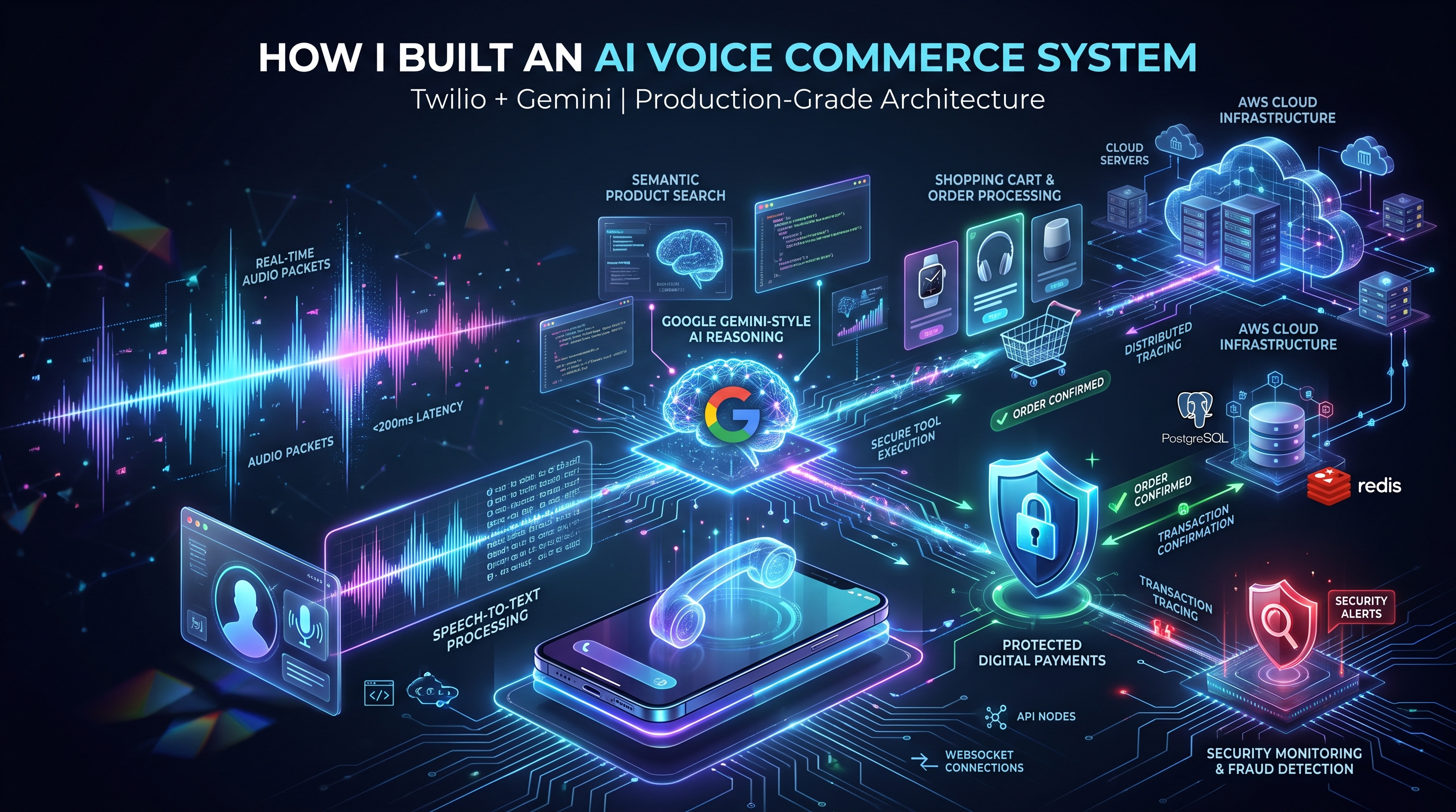 How I Built an AI Voice Commerce System with Twilio & Gemini