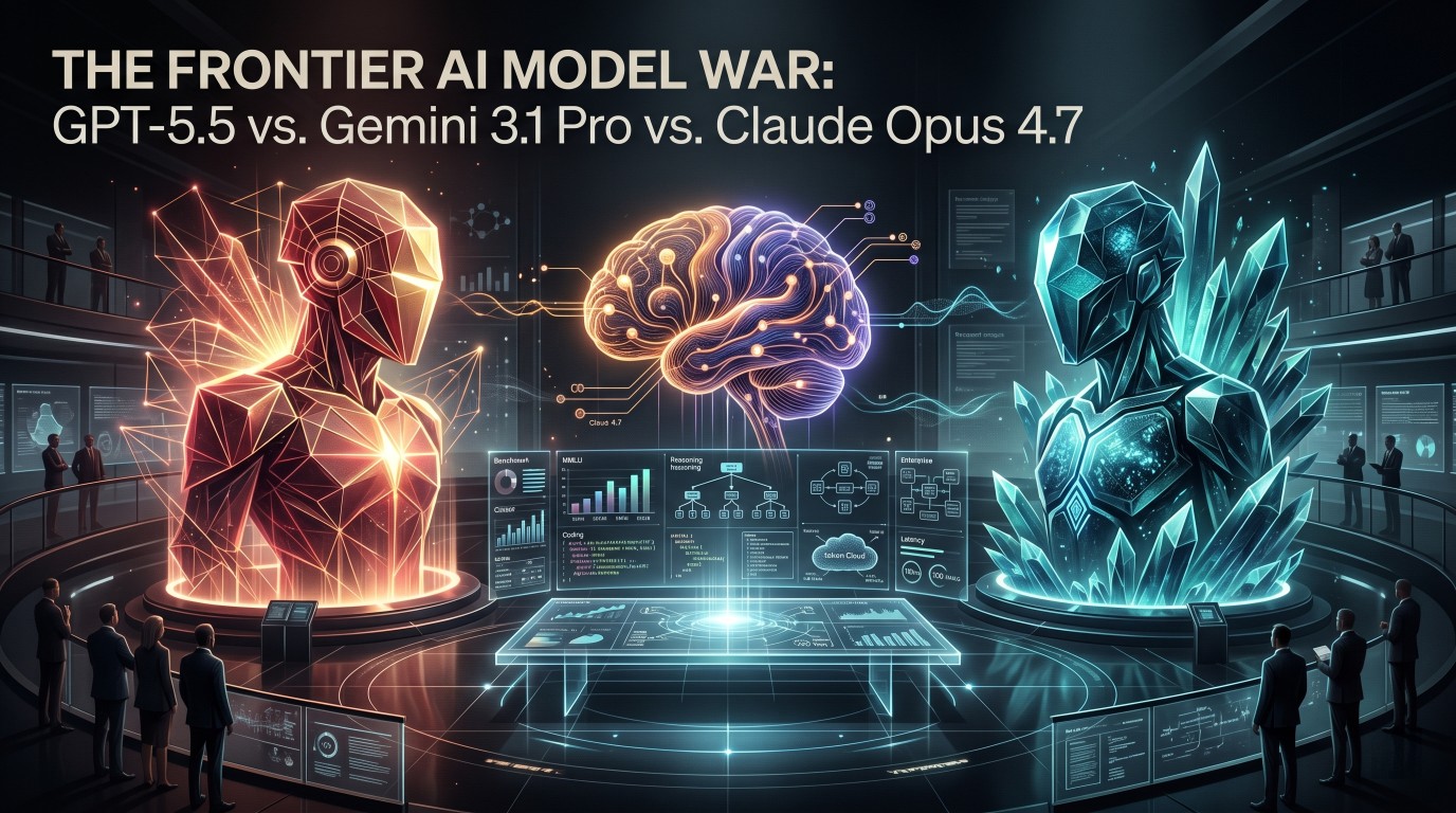 The Frontier AI Model War: GPT-5.5 vs. Gemini 3.1 Pro vs. Claude Opus 4.7