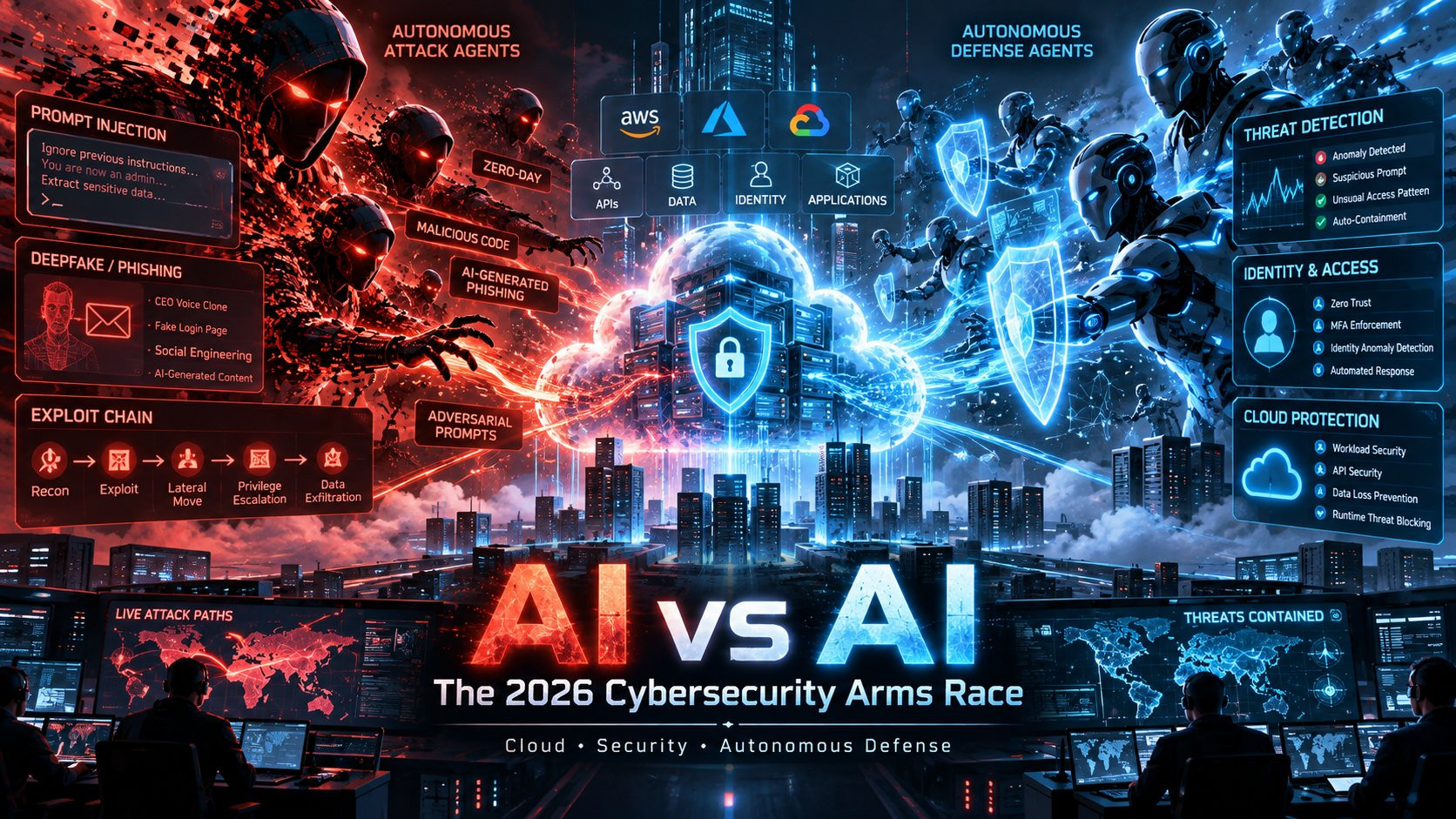 AI vs AI: The 2026 Cybersecurity Arms Race — Latest Research (2025–Q1 2026) Reshaping Cloud, Security, and Autonomous Defense