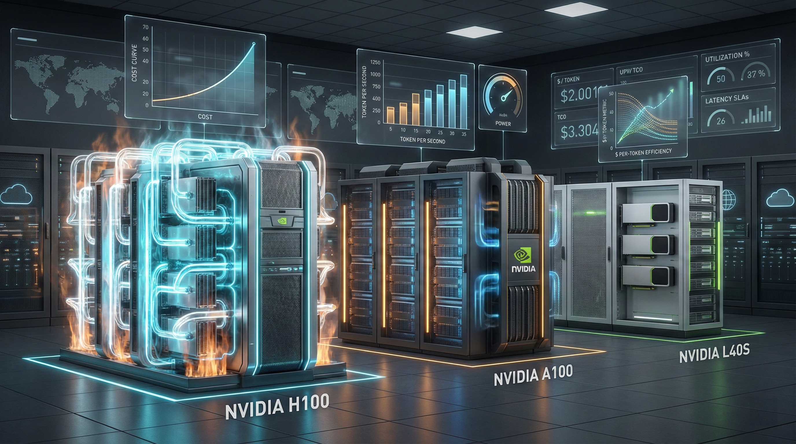 GPU Economics 2026: H100 vs A100 vs L40S “ Complete Cost‘Performance Analysis for AI Workloads
