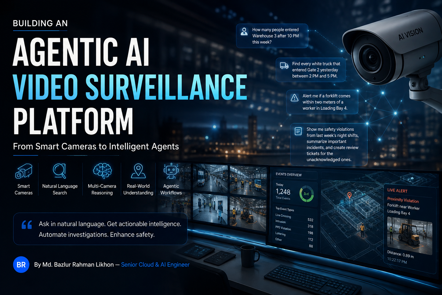 How to Build an Agentic AI Video Surveillance System in 2026: Architecture, Computer Vision & Vision Agents