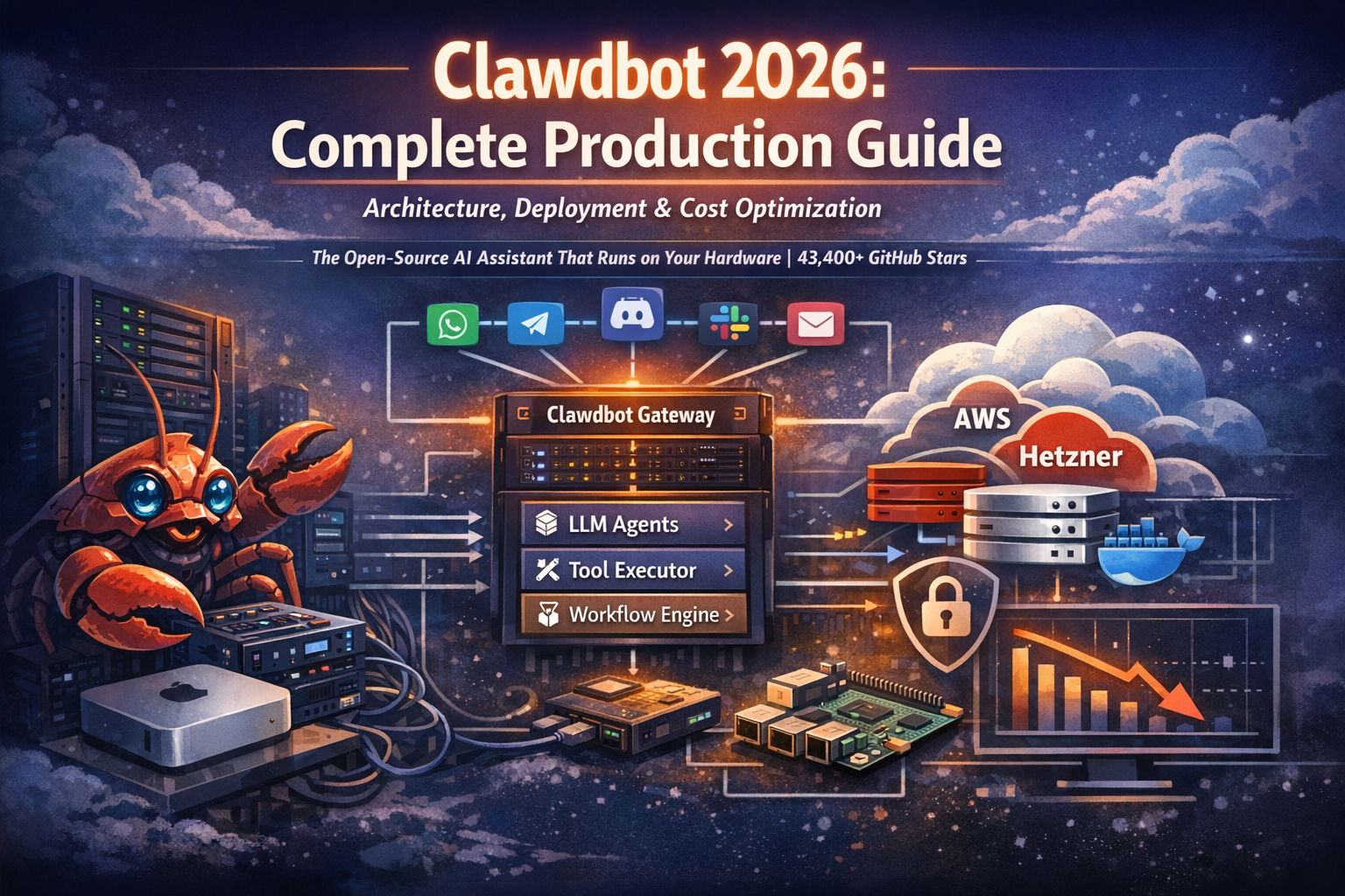 Clawdbot 2026: Complete Production Guide “ Architecture, Deployment & Cost Optimization